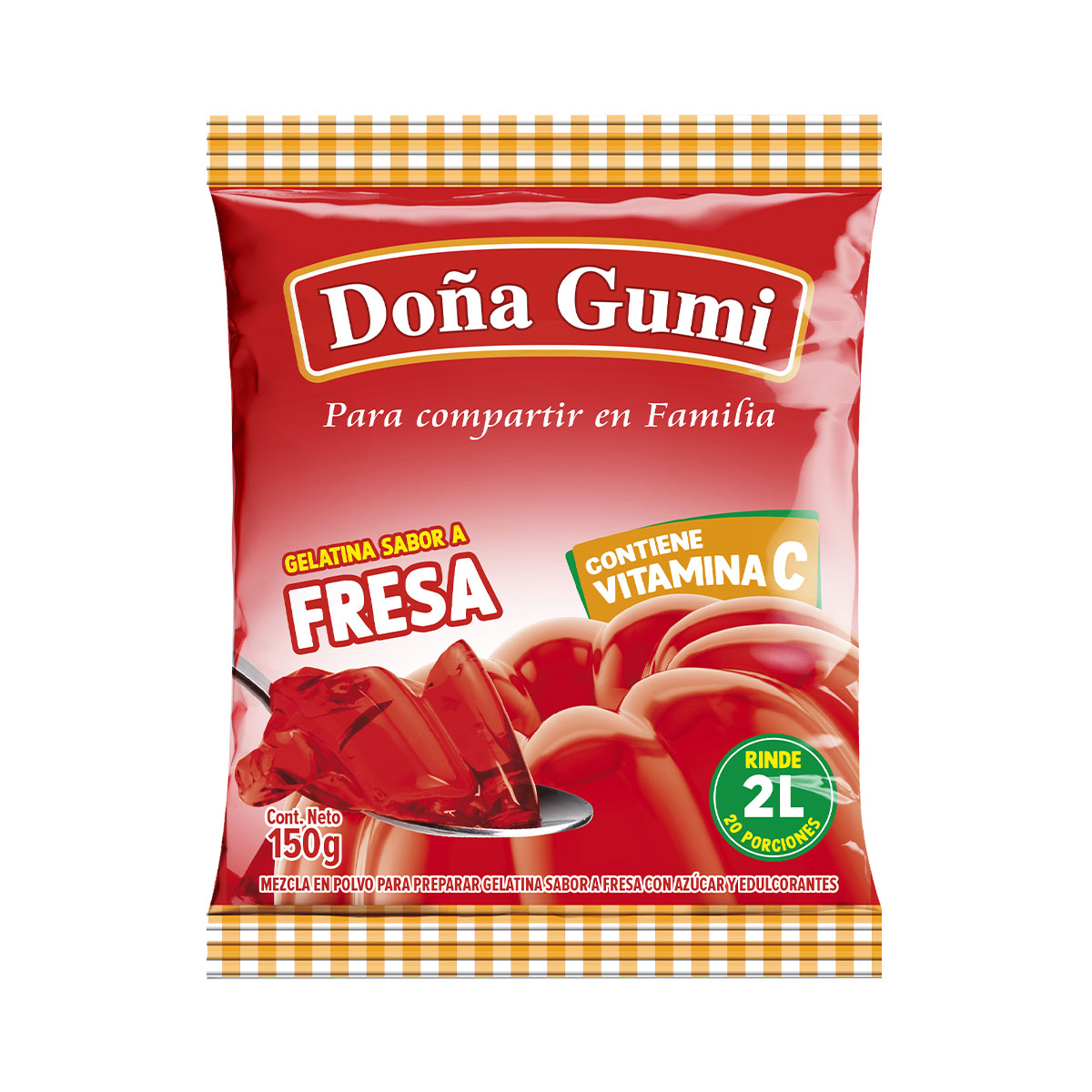 Gelatina de Fresa