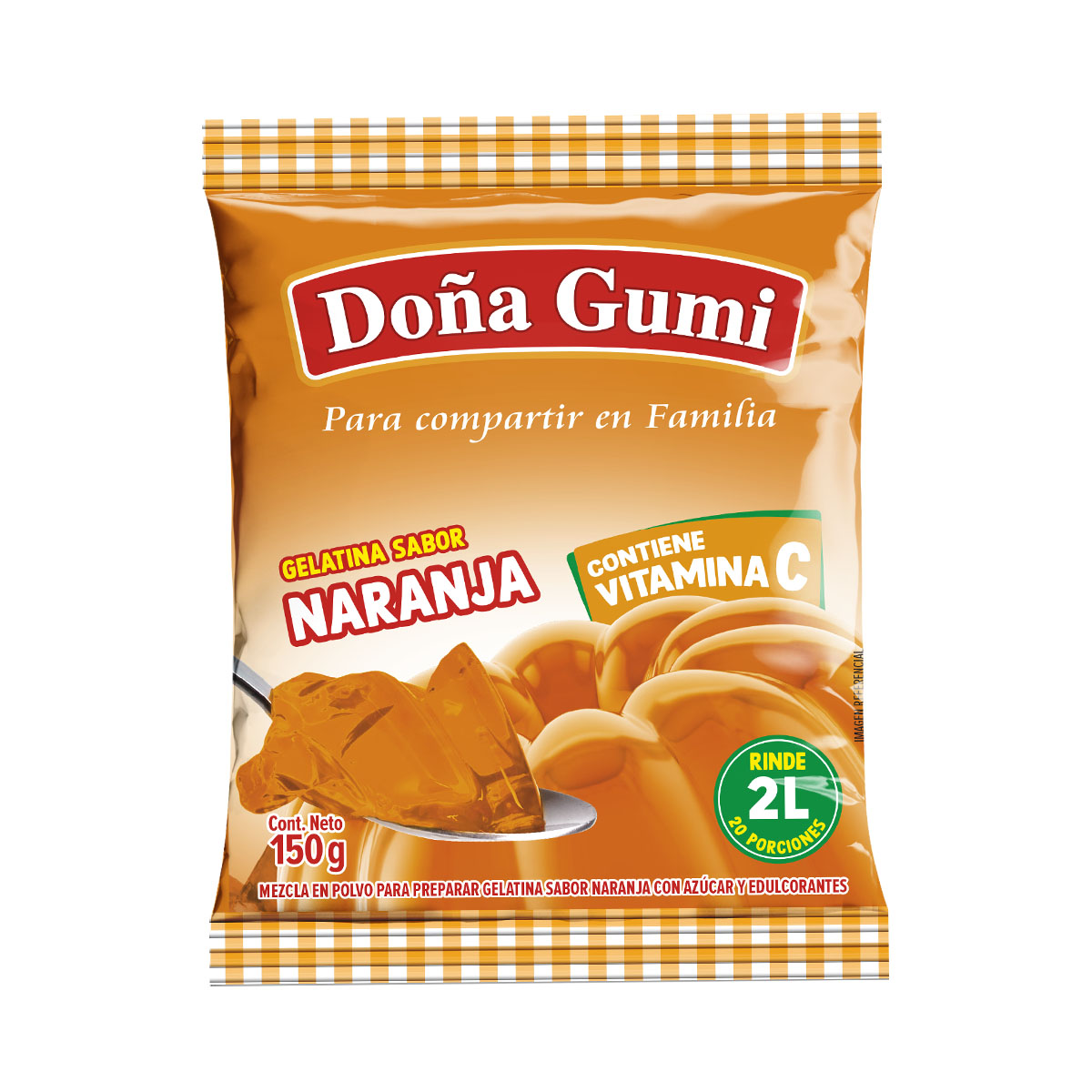 Gelatina de Naranja