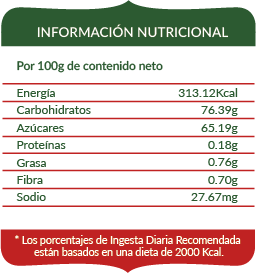 Información Nutricional