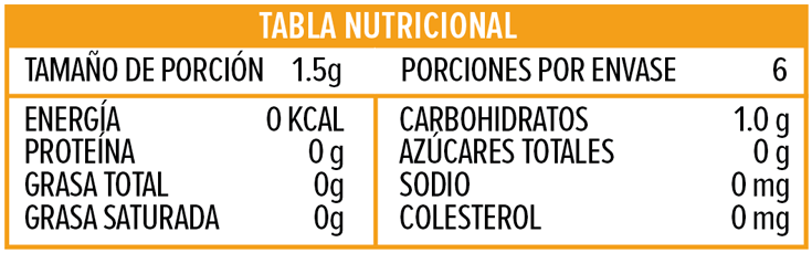 Información Nutricional